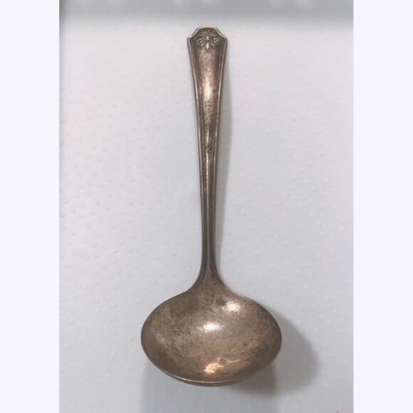 Vintage 1835 R. Wallance Ornate Nostalgic Soup Spoon Carlton - Picture 2 of 12